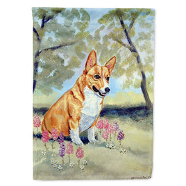 Corgi Flag Canvas House Size