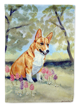 Corgi Flag Garden Size