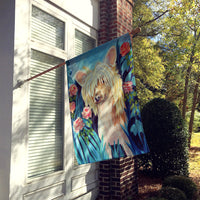 Chinese Crested  Flag Canvas House Size