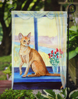 Cat  in the window Flag Garden Size
