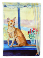 Cat  in the window Flag Garden Size