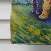 Briard Training Day for the puppy Flag Canvas House Size