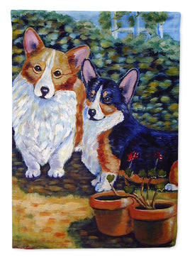 Corgi Flag Canvas House Size