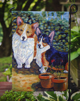 Corgi Flag Garden Size