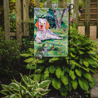 Clumber Spaniel Flag Garden Size