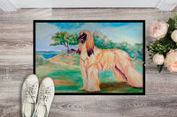 Afghan Hound Indoor or Outdoor Mat 24x36 Doormat