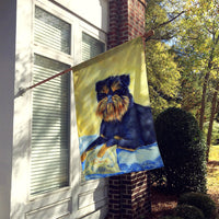 Brussels Griffon Flag Canvas House Size