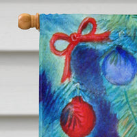 Christmas Tree Cat Flag Canvas House Size