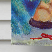 Christmas Tree Cat Flag Canvas House Size