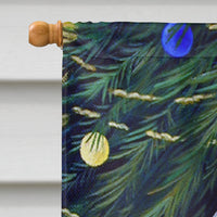 Christmas Tree with Great Dane Flag Canvas House Size
