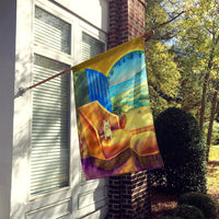 French Bulldog Flag Canvas House Size