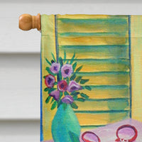 Corgi Flag Canvas House Size