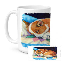 Caroline's Treasures 7291CM15 Corgi Coffee Mug, 15 ounce, multicolor