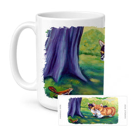 Caroline's Treasures 7293CM15 Corgi Coffee Mug, 15 ounce, multicolor