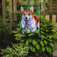 Corgi with green ball Flag Garden Size 7296GF