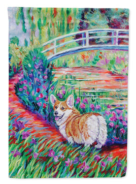 Corgi Footbridge Flag Garden Size 7298GF
