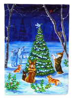 Corgi Christmas Peace Flag Garden Size 7304GF