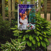 Corgi Christmas Window Flag Garden Size 7305GF