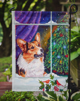 Corgi Christmas Window Flag Garden Size 7305GF