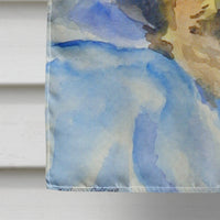 Cozy Airedale Terrier Flag Canvas House Size 7335CHF