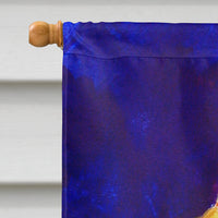 Cocker Spaniel with Frog Flag Canvas House Size 7342CHF
