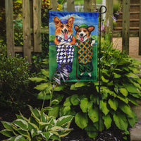 Corgi Golfers Flag Garden Size 7361GF