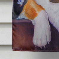 Can I help you Corgi Flag Canvas House Size 7362CHF