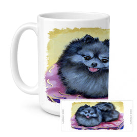 Caroline's Treasures 7503CM15 Pomeranian Coffee Mug, 15 ounce, multicolor
