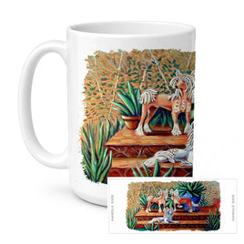 Caroline's Treasures 7505CM15 Chinese Crested Coffee Mug, 15 ounce, multicolor