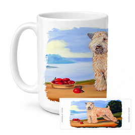 Caroline's Treasures 7509CM15 Wheaten Terrier Soft Coated Coffee Mug, 15 ounce, multicolor