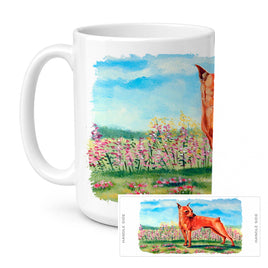 Caroline's Treasures 7516CM15 Min Pin Coffee Mug, 15 ounce, multicolor