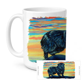 Caroline's Treasures 7518CM15 Newfoundland Coffee Mug, 15 ounce, multicolor