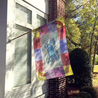 Crab  Flag Canvas House Size