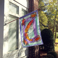 Crab  Flag Canvas House Size