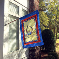 Crab  Flag Canvas House Size
