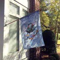Crab  Flag Canvas House Size