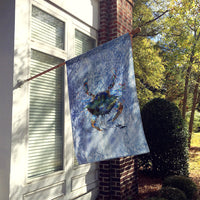 Crab  Flag Canvas House Size
