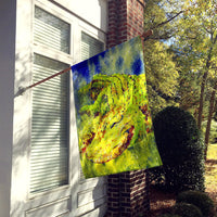 Alligator  Flag Canvas House Size