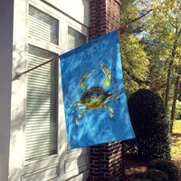 Crab  Flag Canvas House Size
