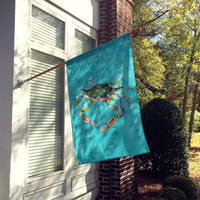 Crab  Flag Canvas House Size