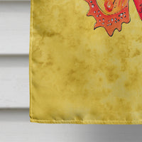 Butterfly on Yellow Flag Canvas House Size