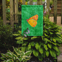 Butterfly Orange on Green Flag Garden Size