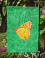 Butterfly Orange on Green Flag Garden Size