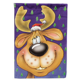 Comic Reindeer Flag Canvas House Size AAH7198CHF