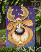 Comic Reindeer Flag Garden Size AAH7198GF