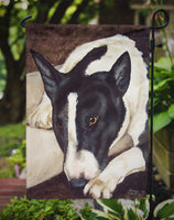 Bull Terrier by Tanya and Craig Amberson Flag Garden Size