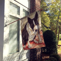 Bull Terrier English Bully Flag Canvas House Size AMB1034CHF