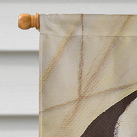 Bull Terrier English Bully Flag Canvas House Size AMB1034CHF