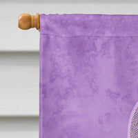 Lavender Ribbon for All Cancer Awareness Flag Canvas House Size AN1200CHF