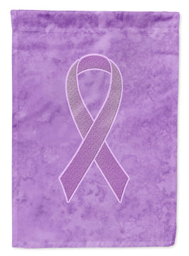 Lavender Ribbon for All Cancer Awareness Flag Garden Size AN1200GF